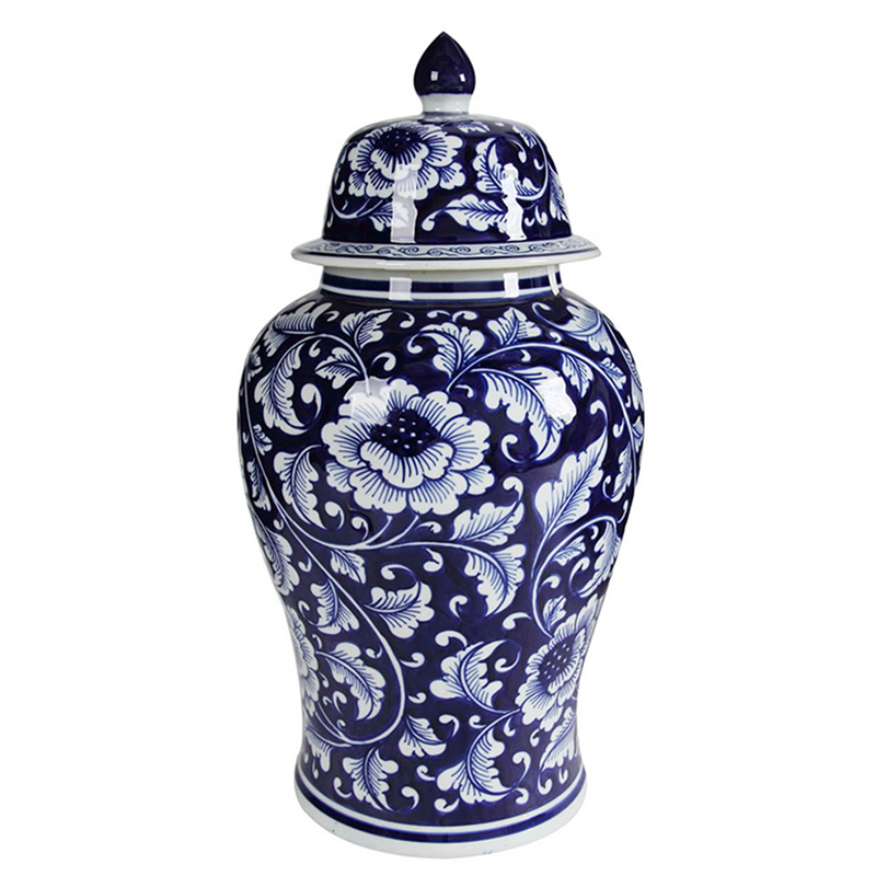 Ваза Celia Vase Белый Синий Ваза Celia Vase Белый Синий во Владивостоке | Loft Concept
