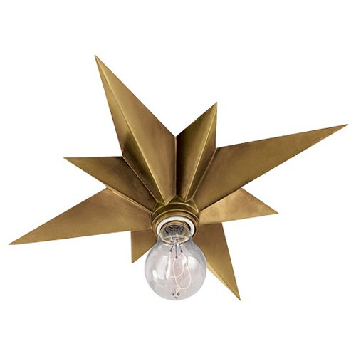 Потолочный светильник Star Ceiling Mount brass Латунь Потолочный светильник Star Ceiling Mount brass Латунь во Владивостоке | Loft Concept