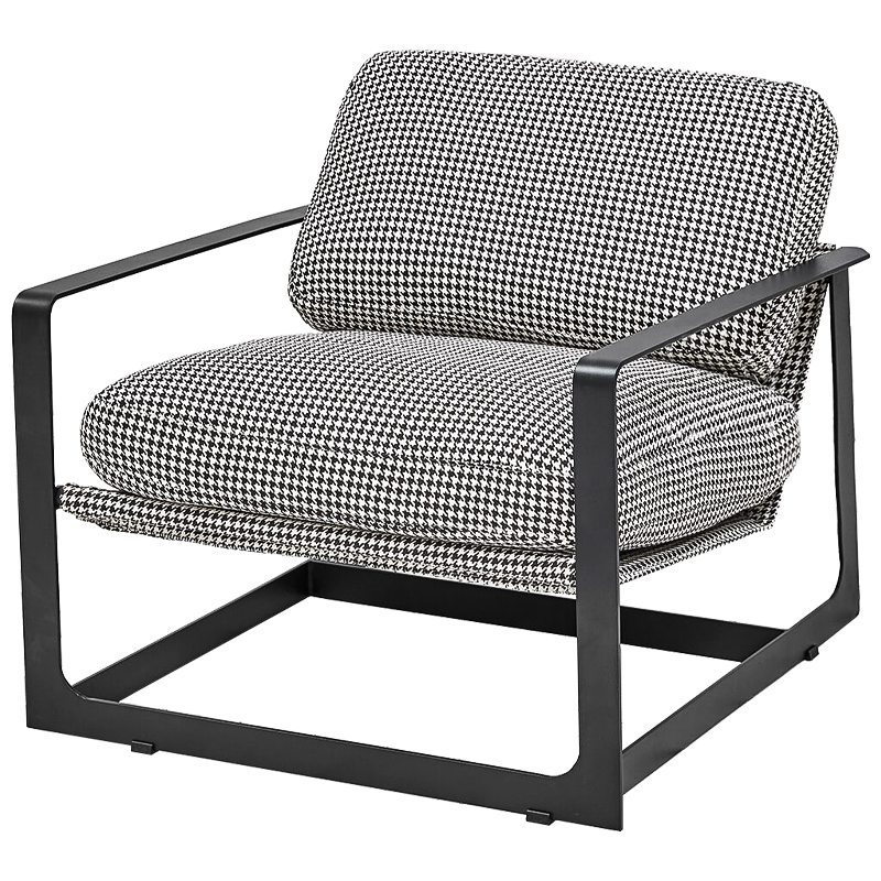 Кресло Elsinore Chair Черно-белый Черный Кресло Elsinore Chair Черно-белый Черный во Владивостоке | Loft Concept
