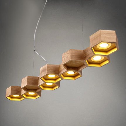 Люстра Honeycomb 7 Loft Wooden Ecolight Люстра Honeycomb 7 Loft Wooden Ecolight во Владивостоке | Loft Concept