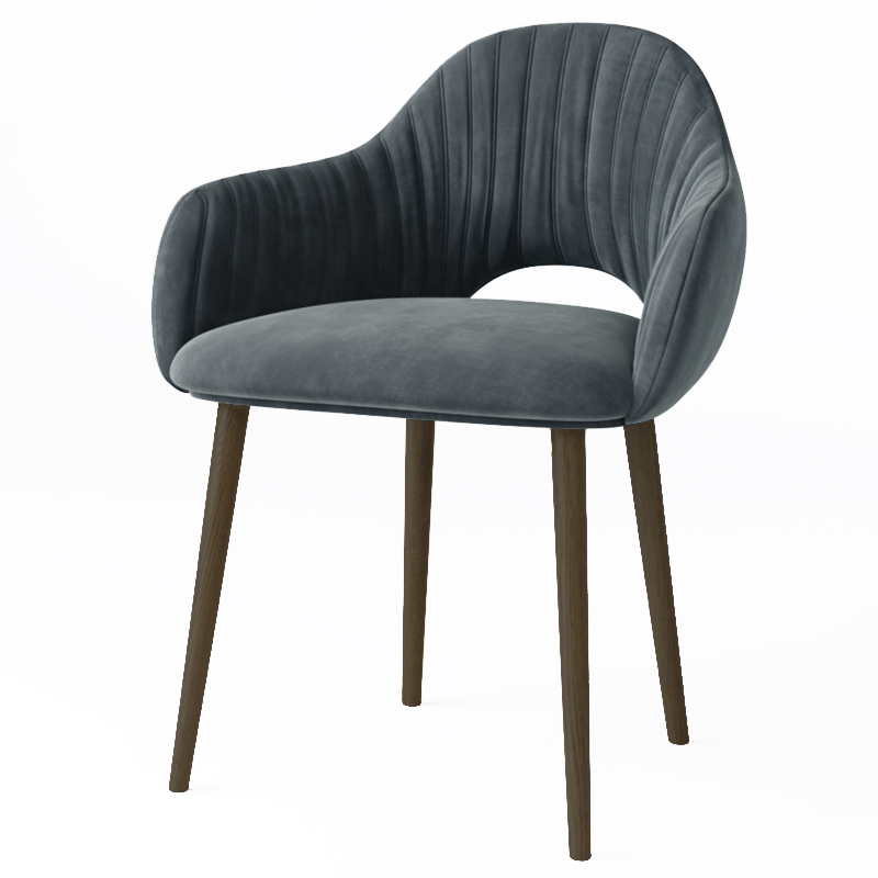 Стул California Gray Серый Коричневый Стул California Gray Серый Коричневый во Владивостоке | Loft Concept