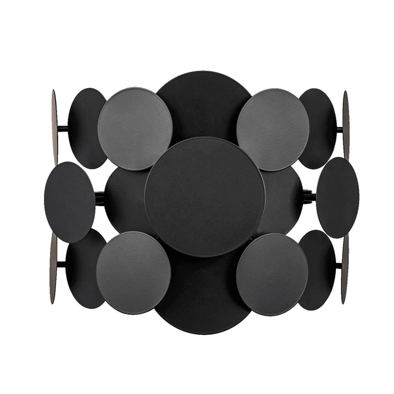 Бра Black Matte Disk Черный матовый Бра Black Matte Disk Черный матовый во Владивостоке | Loft Concept