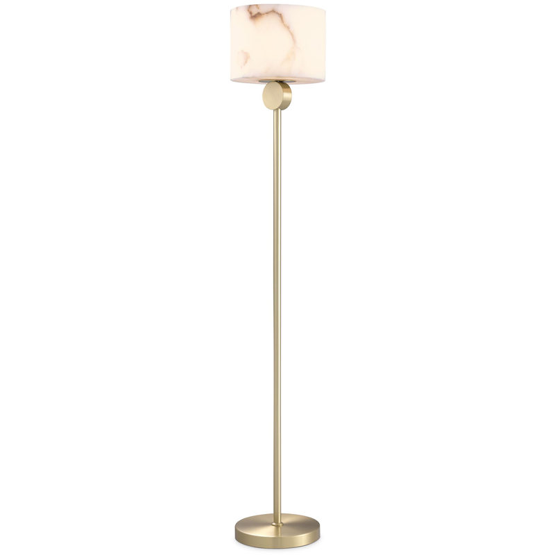 Торшер Eichholtz Floor Lamp Etruscan Brass Латунь Белый Торшер Eichholtz Floor Lamp Etruscan Brass Латунь Белый во Владивостоке | Loft Concept