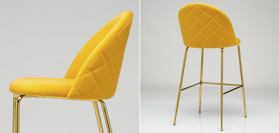 Барный стул Vendramin Bar Stool yellow Барный стул Vendramin Bar Stool yellow - Loft-Concept во Владивостоке