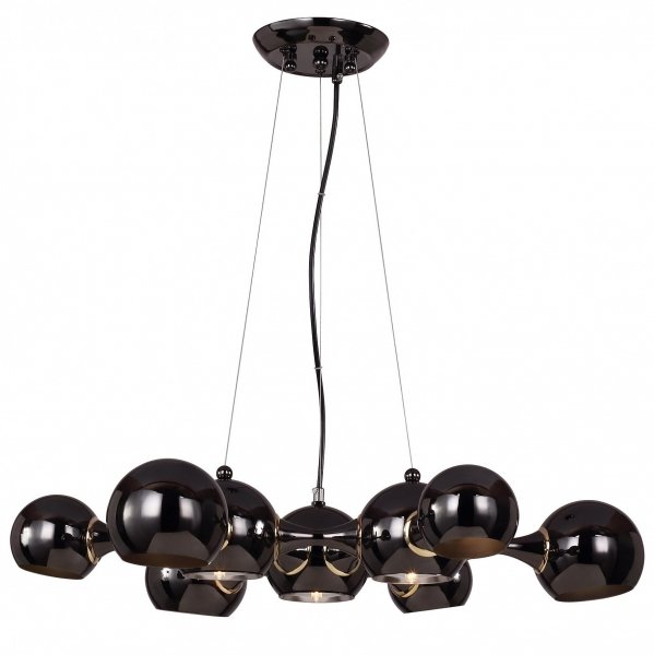 Люстра Chemical Light Chandelier 9 Black Черный Люстра Chemical Light Chandelier 9 Black Черный во Владивостоке | Loft Concept