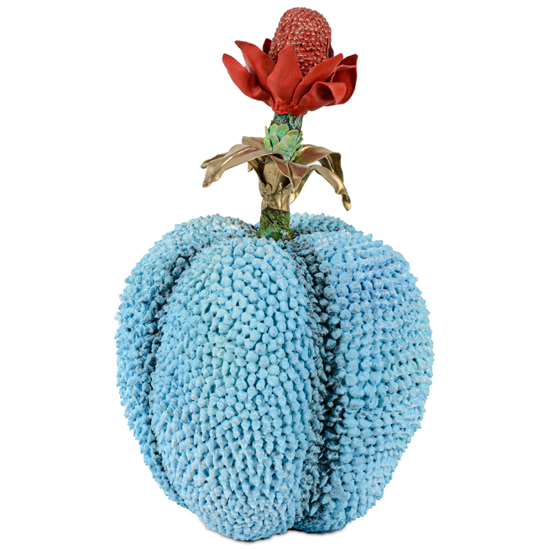 Статуэтка тропический фрукт Tropical Fruit blue Голубой Красный Зеленый шалфей во Владивостоке | Loft Concept 
