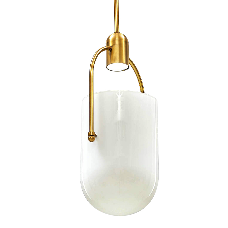 Подвесной светильник Allied Maker Hanging Lamp Золотой Белый Подвесной светильник Allied Maker Hanging Lamp Золотой Белый во Владивостоке | Loft Concept