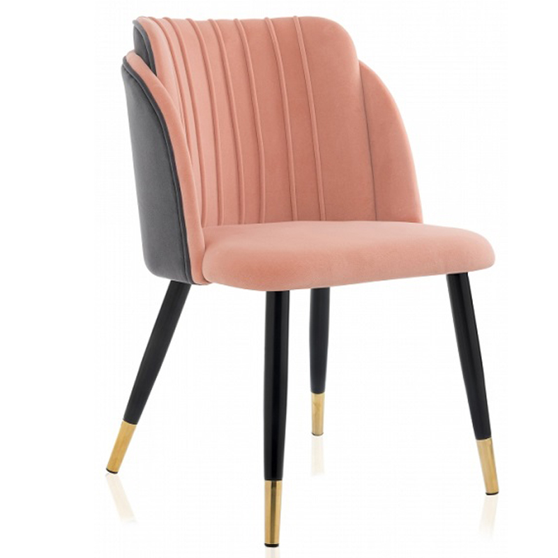 Стул Alester Chair pink Розовый (Rose) Серый (Gray) Стул Alester Chair pink Розовый (Rose) Серый (Gray) во Владивостоке | Loft Concept