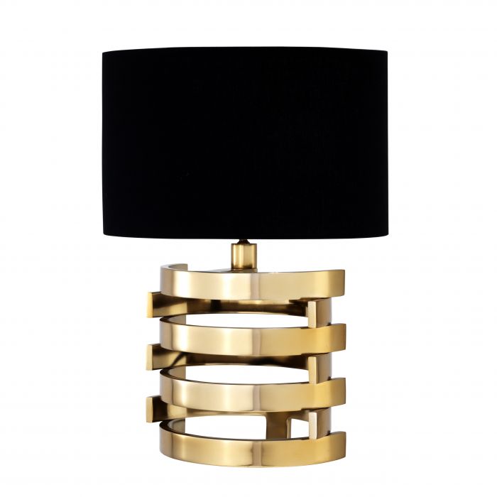 Настольная лампа Eichholtz Table Lamp Boxter S Глянцевое золото Черный Настольная лампа Eichholtz Table Lamp Boxter S Глянцевое золото Черный во Владивостоке | Loft Concept