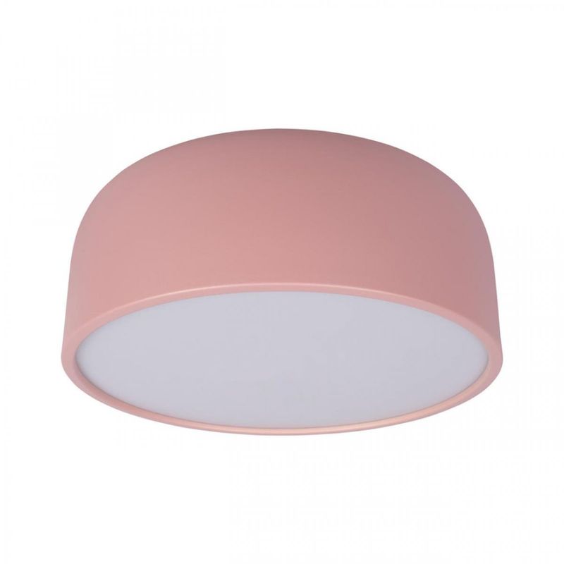 Светильник потолочный круглый Color cup Pink Белый Розовый пастельный Светильник потолочный круглый Color cup Pink Белый Розовый пастельный во Владивостоке | Loft Concept