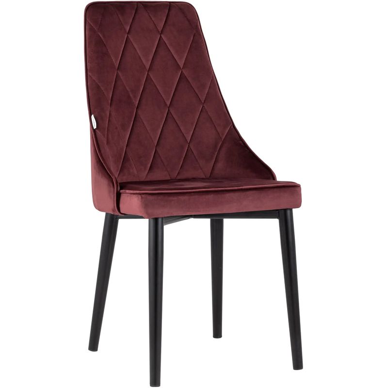 Стул Versailles Chair Цвет Винный Велюр Бургундский красный Черный Стул Versailles Chair Цвет Винный Велюр Бургундский красный Черный во Владивостоке | Loft Concept
