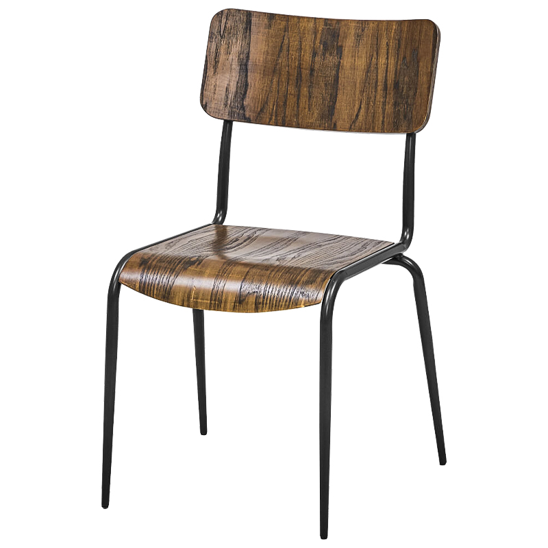 Стул Joshua Loft Stool II Коричневый Черный Стул Joshua Loft Stool II Коричневый Черный во Владивостоке | Loft Concept