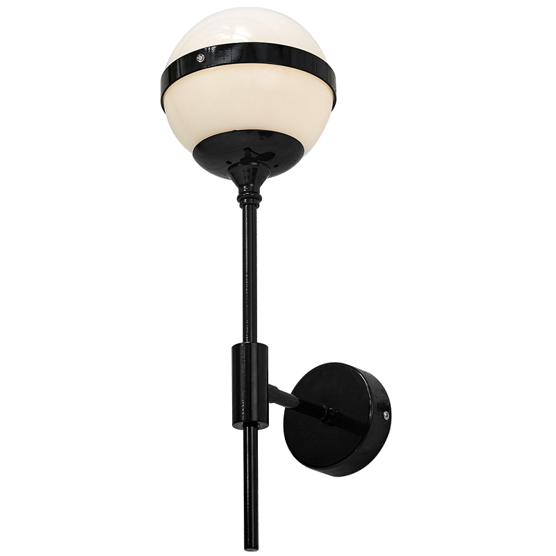 Бра Peggy Futura Black Wall Lamp Белый Черный Бра Peggy Futura Black Wall Lamp Белый Черный во Владивостоке | Loft Concept