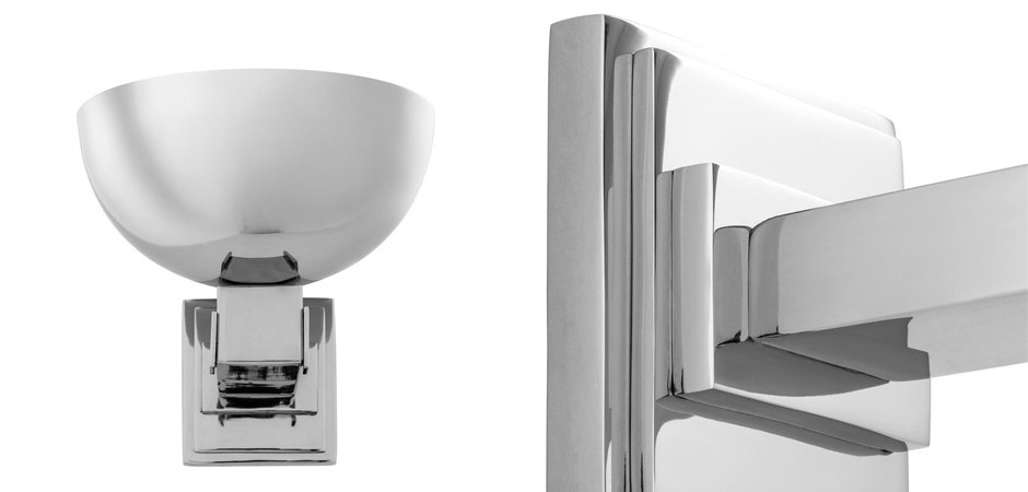 Бра Eichholtz Wall Lamp Haussman Nickel - Loft-Concept во Владивостоке