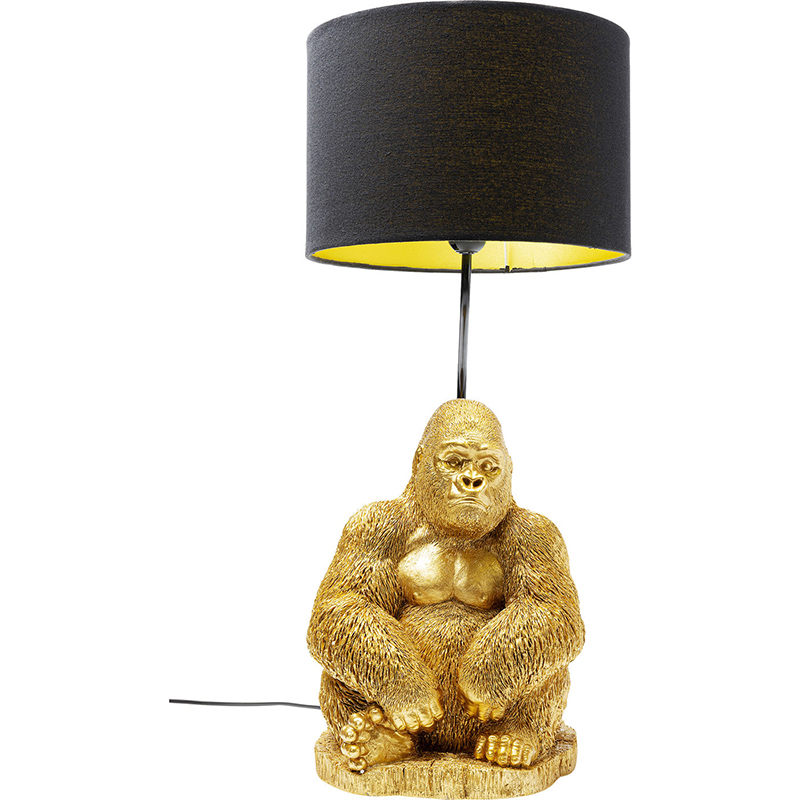 Настольная лампа Golden Gorilla Черный Золотой Настольная лампа Golden Gorilla Черный Золотой во Владивостоке | Loft Concept