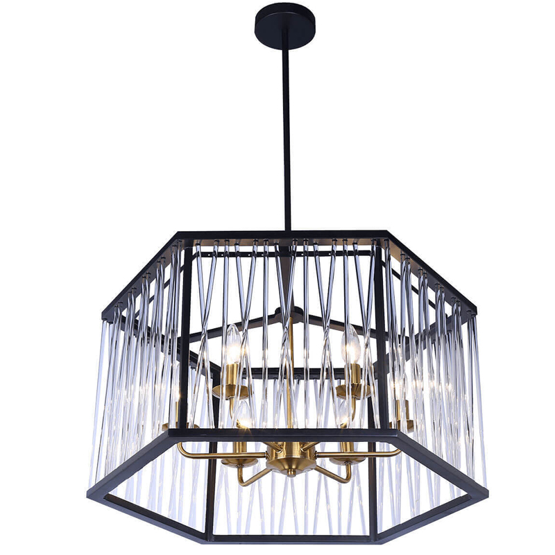 Люстра Lamp Inside The Frame Черный во Владивостоке | Loft Concept 