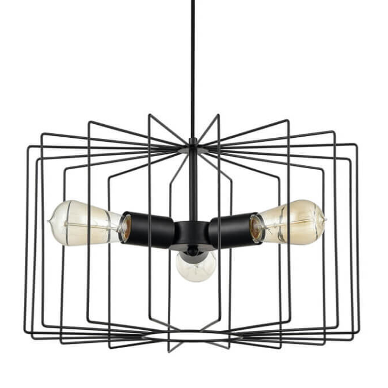 Люстра Cage Wire Color black Черный Люстра Cage Wire Color black Черный во Владивостоке | Loft Concept
