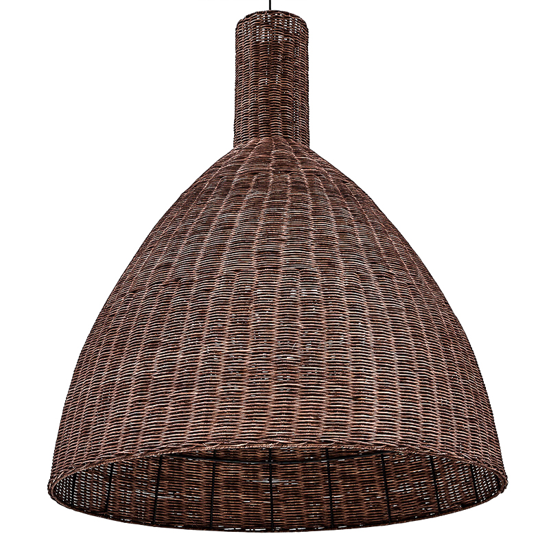 Подвесной светильник Wicker Bell 90 Бежево-серый Подвесной светильник Wicker Bell 90 Бежево-серый во Владивостоке | Loft Concept