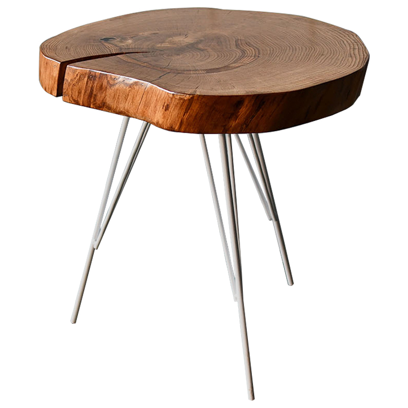 Кофейный стол Edmonds Industrial Metal Rust Coffee Table Белый Коричневый Кофейный стол Edmonds Industrial Metal Rust Coffee Table Белый Коричневый во Владивостоке | Loft Concept