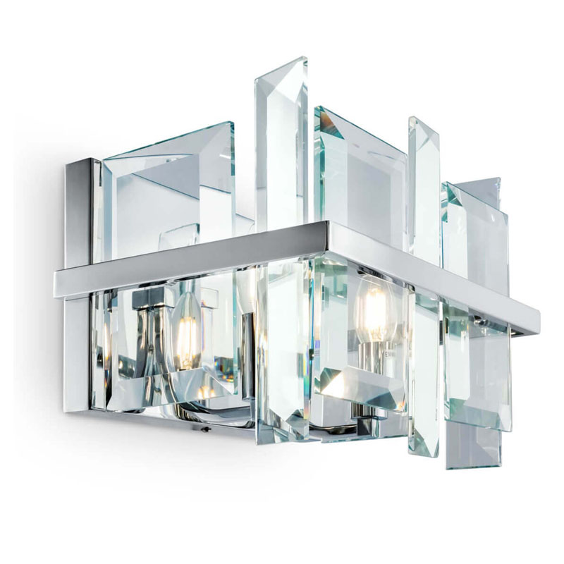 Бра Harlow Crystal Round chrome Хром Бра Harlow Crystal Round chrome Хром во Владивостоке | Loft Concept