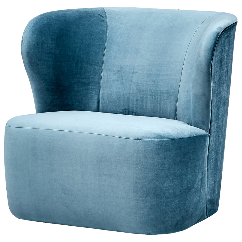 Кресло Hortense Chair Blue Голубой Кресло Hortense Chair Blue Голубой во Владивостоке | Loft Concept