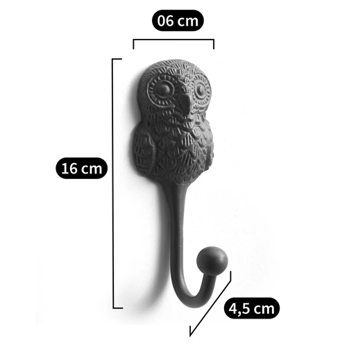 Настенный крючок в виде совы Owl Wall Hook Blue Настенный крючок в виде совы Owl Wall Hook Blue во Владивостоке