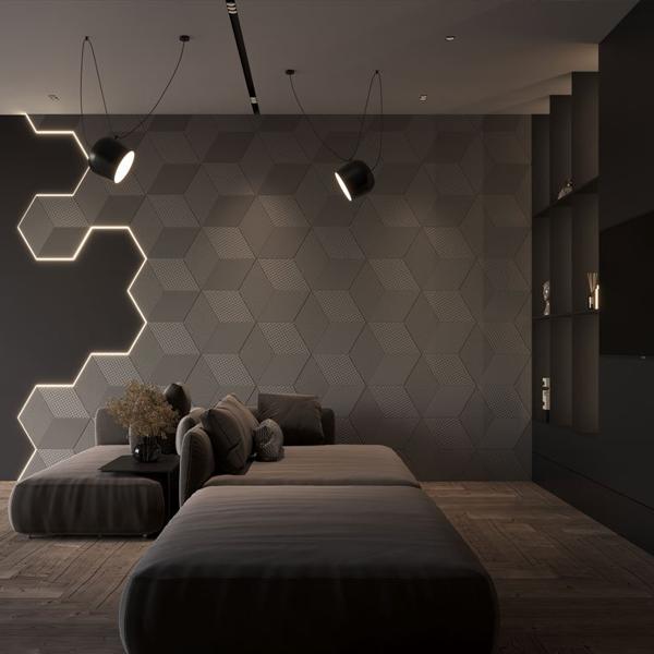 Гипсовая 3D Панель M-52 Гипсовая 3D Панель M-52 во Владивостоке | Loft Concept