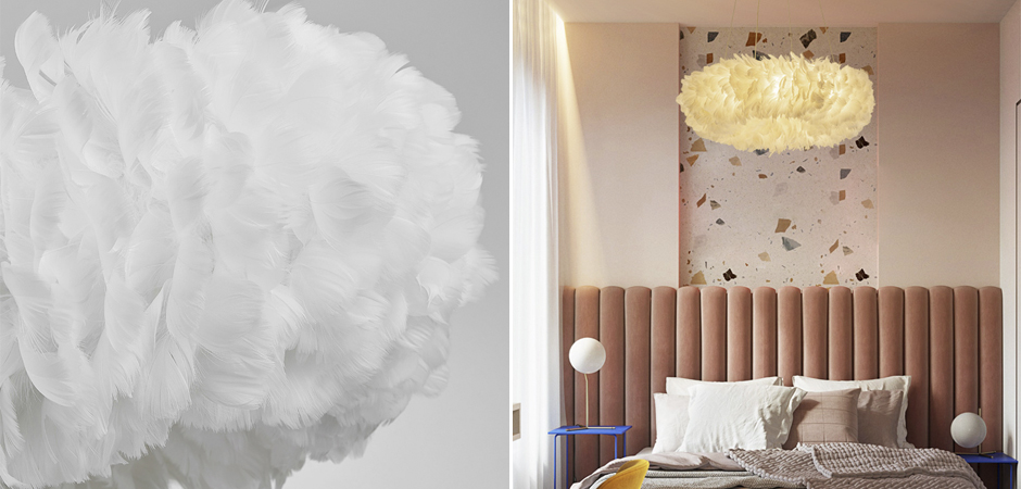 Люстра Кольцо из перьев Plumage White - Loft-Concept во Владивостоке