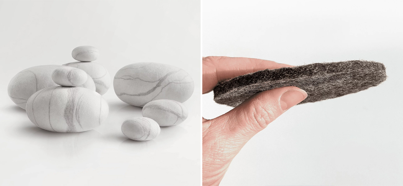 Пуф - Камень Белый Дзен - фото