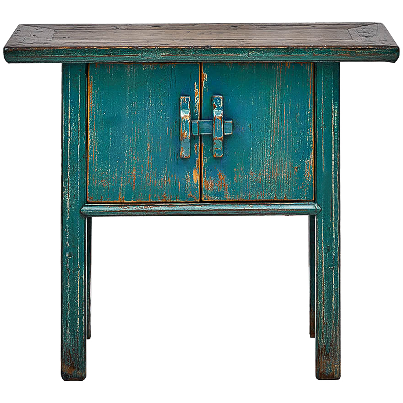 Тумба Unner Chinoiserie Nightstand Бирюзовый Тумба Unner Chinoiserie Nightstand Бирюзовый во Владивостоке | Loft Concept