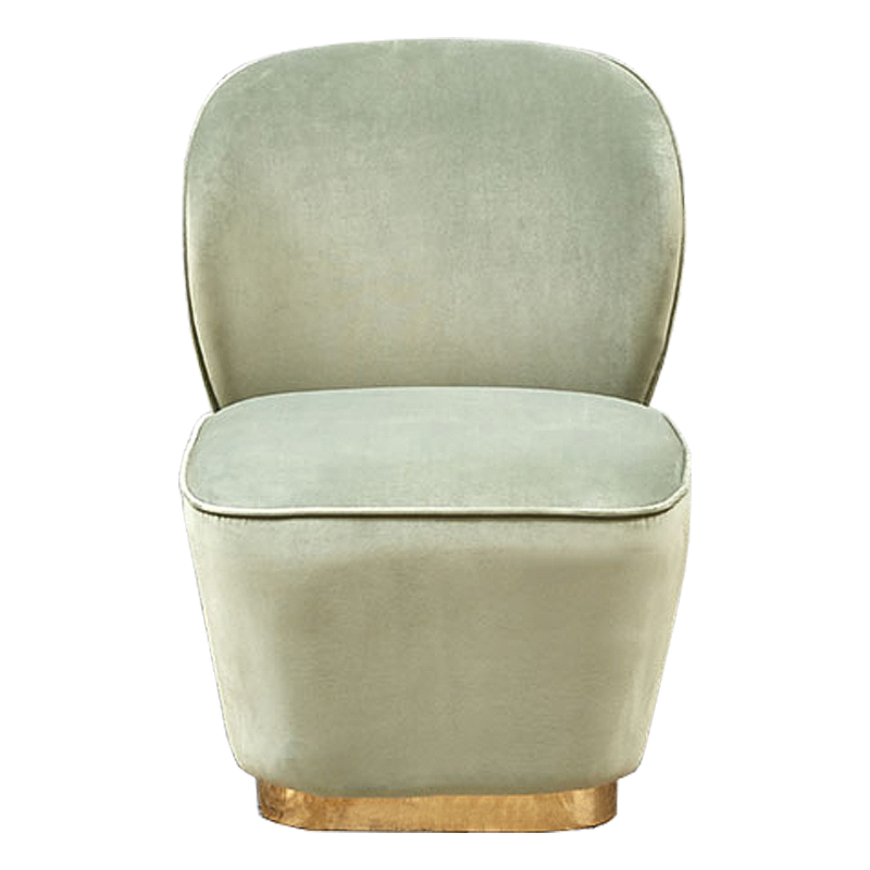Кресло Petal Armchair Зеленый шалфей Глянцевое золото Кресло Petal Armchair Зеленый шалфей Глянцевое золото во Владивостоке | Loft Concept