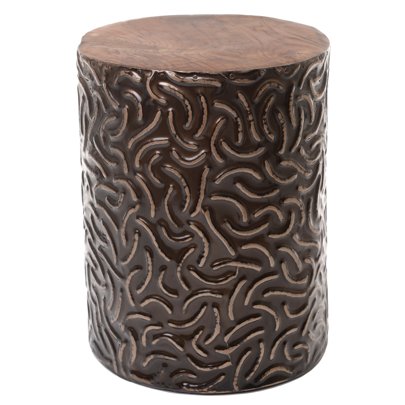 Табурет Emigdi Stool Коричневый Табурет Emigdi Stool Коричневый во Владивостоке | Loft Concept
