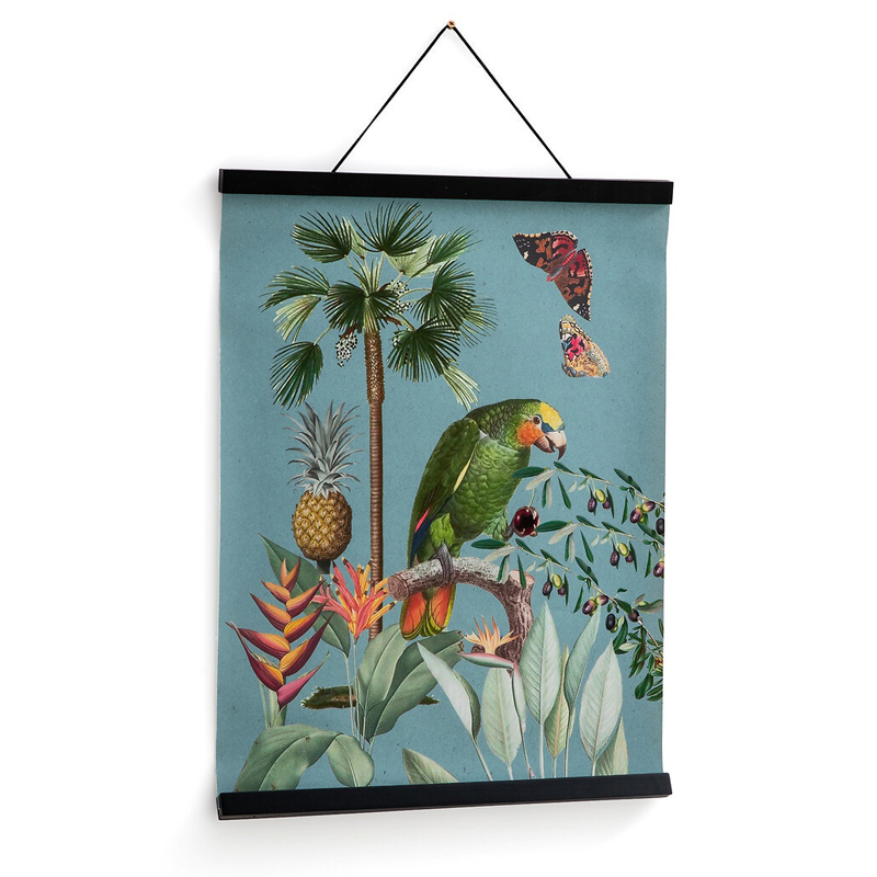 Постер Poster of Plants & Birds попугай Мульти Постер Poster of Plants & Birds попугай Мульти во Владивостоке | Loft Concept