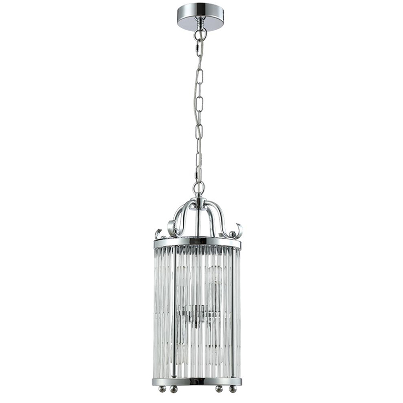 Подвесной светильник Gorden Chrome Hanging Lamp Прозрачное Стекло Хром Подвесной светильник Gorden Chrome Hanging Lamp Прозрачное Стекло Хром во Владивостоке | Loft Concept