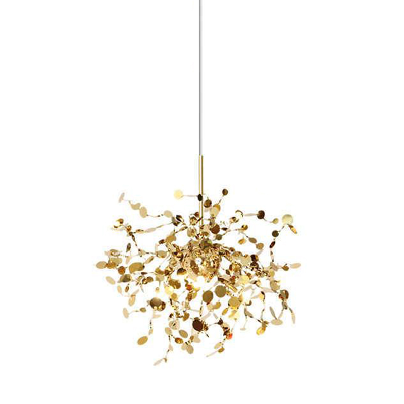Люстра Terzani Argent Suspension Gold Pendant lamp 50 Золотой Люстра Terzani Argent Suspension Gold Pendant lamp 50 Золотой во Владивостоке | Loft Concept