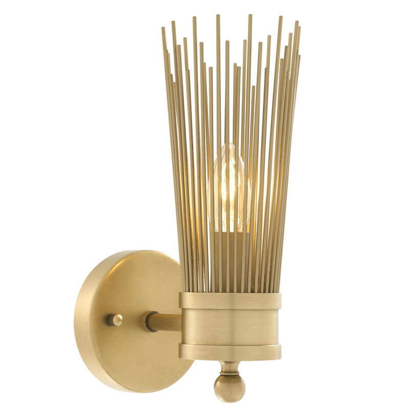 Бра Eichholtz Wall Lamp Romeo Single Латунь Античная полированная Бра Eichholtz Wall Lamp Romeo Single Латунь Античная полированная во Владивостоке | Loft Concept