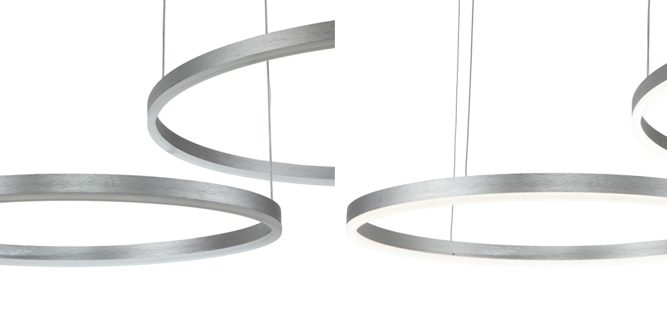 Подвесной светильник Neo Circles Double Silver Подвесной светильник Neo Circles Double Silver - Loft-Concept во Владивостоке