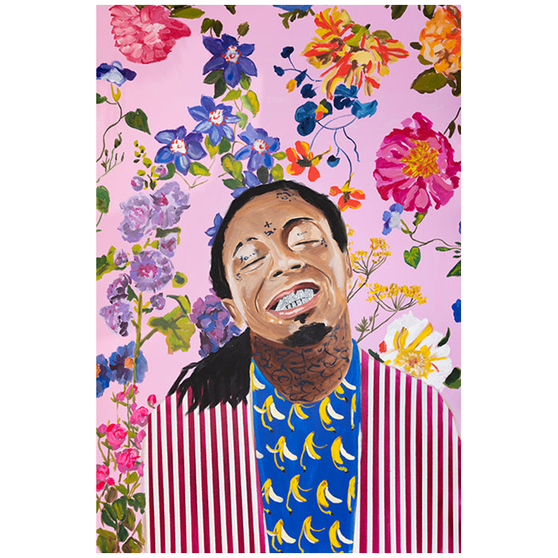 Картина Lil Wayne with Floral Background Мульти Картина Lil Wayne with Floral Background Мульти во Владивостоке | Loft Concept