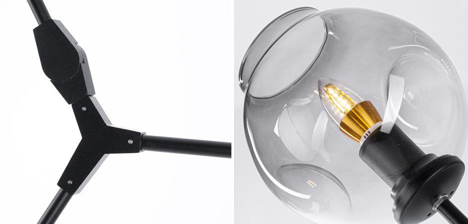 Торшер Сrumpled Glass Bubble Торшер Сrumpled Glass Bubble - Loft-Concept во Владивостоке