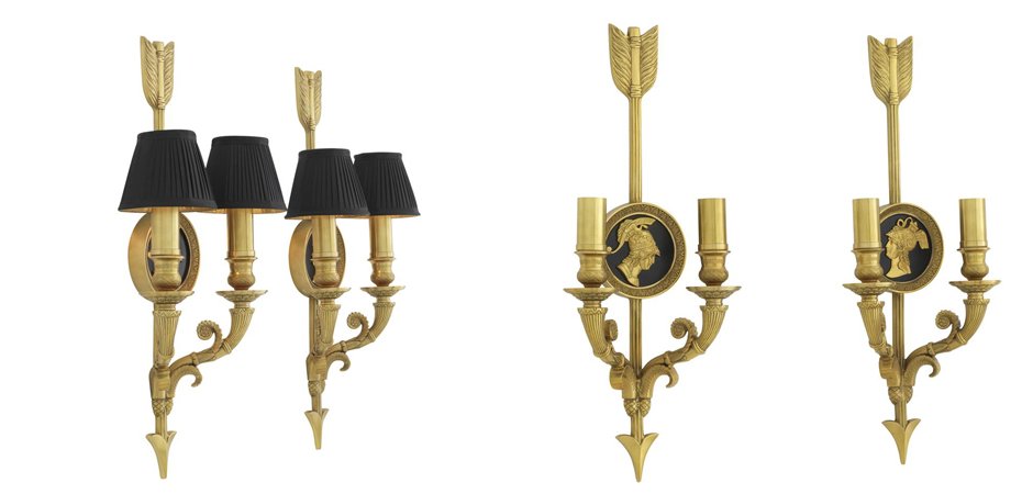 Комплект из 2-х бра Eichholtz Wall Lamp Tiberius Комплект из 2-х бра Eichholtz Wall Lamp Tiberius - Loft-Concept во Владивостоке