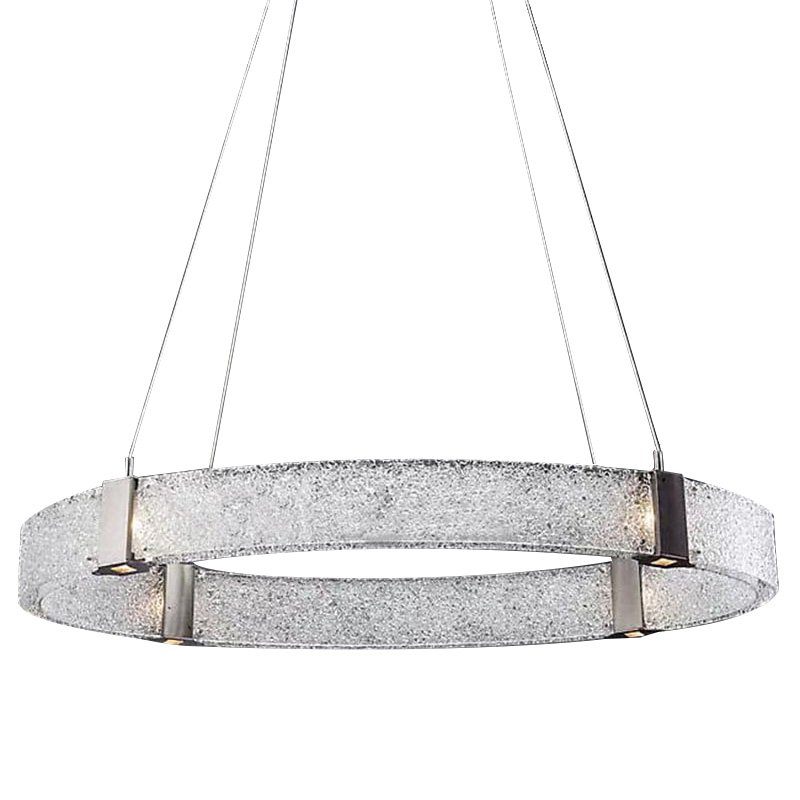 Люстра Parallel Oval LED Chandelier Никель Белый Люстра Parallel Oval LED Chandelier Никель Белый во Владивостоке | Loft Concept