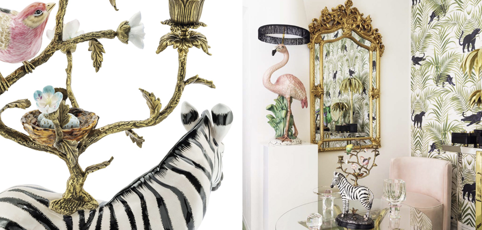 Подсвечник CANDLEHOLDER ATLANTA ZEBER Подсвечник CANDLEHOLDER ATLANTA ZEBER - Loft-Concept во Владивостоке
