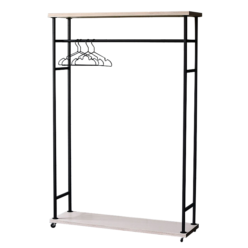 Напольная вешалка Lowery Industrial Floor Hanger Черный Древесина Напольная вешалка Lowery Industrial Floor Hanger Черный Древесина во Владивостоке | Loft Concept