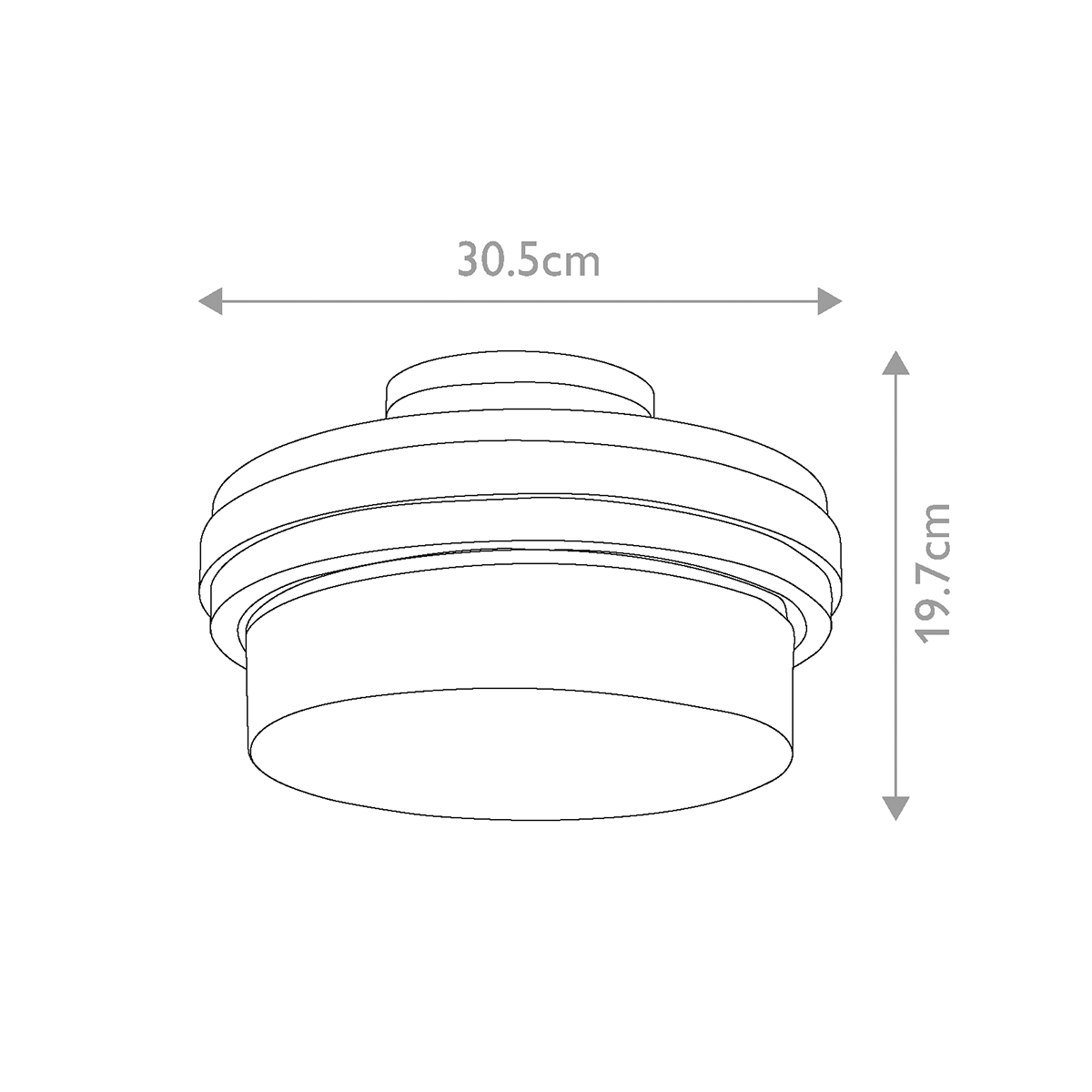 Потолочный светильник с прозрачным стеклянным плафоном с эффектом пузырьков Kichler во Владивостоке