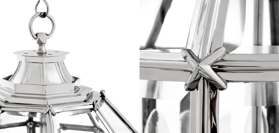 Люстра Lantern Owen Nickel M - Loft-Concept во Владивостоке