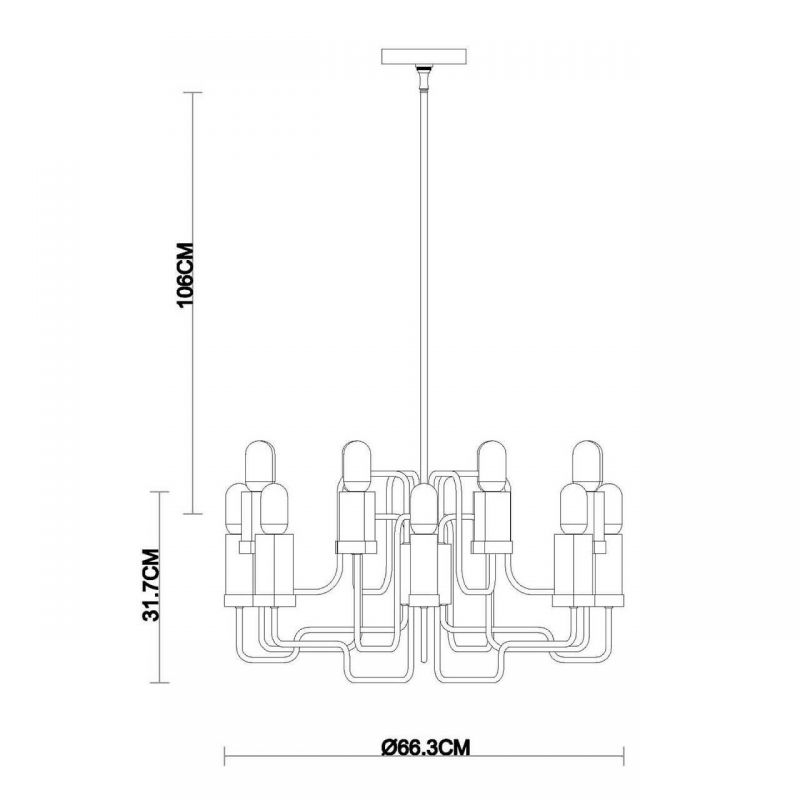 Люстра Geek Chandelier Люстра Geek Chandelier во Владивостоке