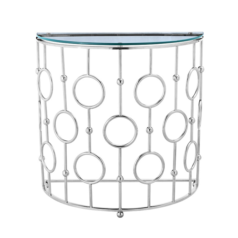 Консоль Console Insignia Rings chrome Хром Консоль Console Insignia Rings chrome Хром во Владивостоке | Loft Concept