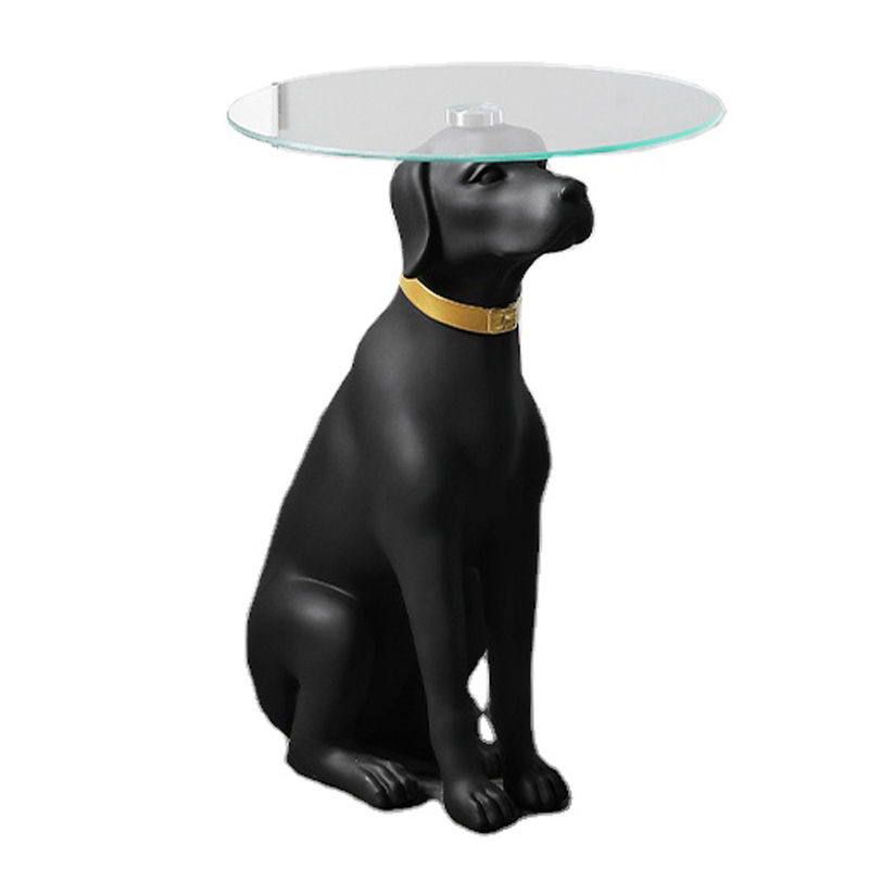 Приставной стол Black Dog Table Черный Приставной стол Black Dog Table Черный во Владивостоке | Loft Concept