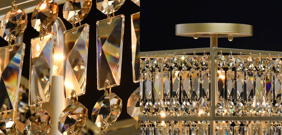 Потолочный светильник Crystal Inserts Lamp amber 6 Потолочный светильник Crystal Inserts Lamp amber 6 - Loft-Concept во Владивостоке