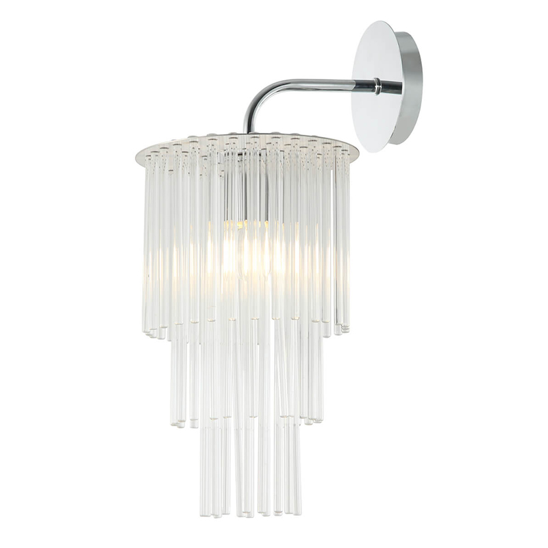Бра Harrison Sconce chrome Хром Прозрачный Бра Harrison Sconce chrome Хром Прозрачный во Владивостоке | Loft Concept